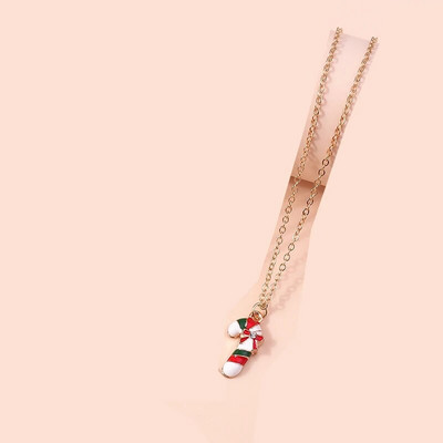 3 buc 4 buc Colier de Crăciun email Clopot de copac de Crăciun Moș Crăciun fulg de nea Colier Pandantive pentru femei Bărbați Cadouri Set de bijuterii la modă