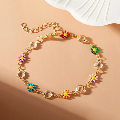 Elegáns színes Love Heart Link lánc karkötők női lányoknak új divat pillangó csillag gyöngyös függő karkötő csuklópántok