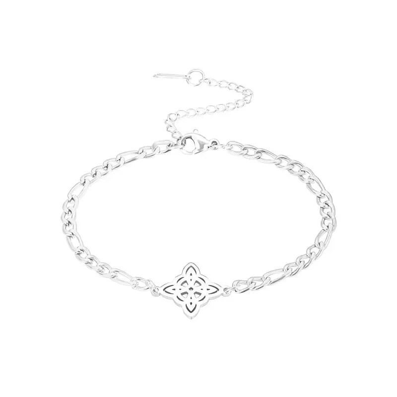 Jiayiqi rozsdamentes acél férfi női kézi karkötők nem varázslatos Figaro lánc karkötők hip-hop új stílusú ékszer ajándék