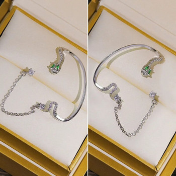 Fahion Cool Snake Shape Ear Stud Ear Cuff Дамски обеци Ear Bones Clip For Women Bijoux Jewelry Gift Drop-shipping