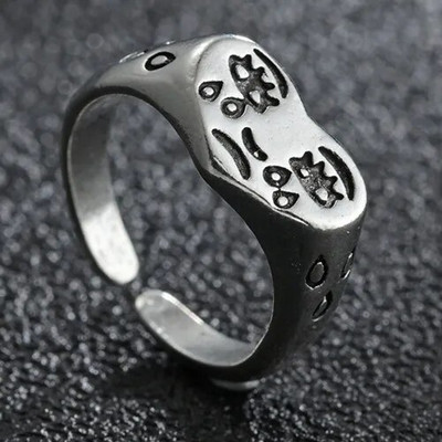 Gotički posrebreni retro punk hip-hop šuplji križni prsten prstenovi za otvaranje Nakit Poklon za muškarce Žene Vintage uniseks nakit
