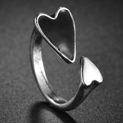 Gotički posrebreni retro punk hip-hop šuplji križni prsten prstenovi za otvaranje Nakit Poklon za muškarce Žene Vintage uniseks nakit