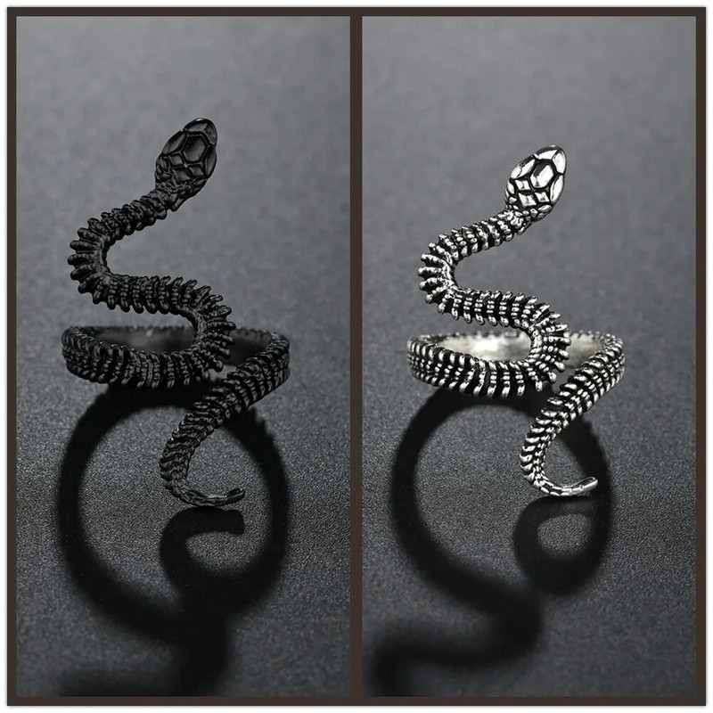 Gotički posrebreni retro punk hip-hop šuplji križni prsten prstenovi za otvaranje Nakit Poklon za muškarce Žene Vintage uniseks nakit