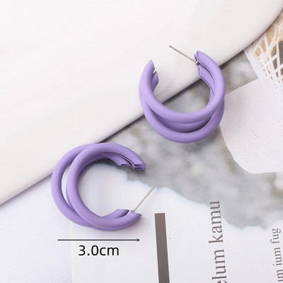 Cercei cu picătură geometrică, floare violet dulce, fluture, pentru femei, margaretă, inimă, în formă de C, rotund, pătrat Brincos, bijuterii de nuntă dulci