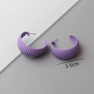 Cercei cu picătură geometrică, floare violet dulce, fluture, pentru femei, margaretă, inimă, în formă de C, rotund, pătrat Brincos, bijuterii de nuntă dulci