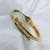 Titano plieno nauja mados lanko mazgo apyrankė, klasikinės paprastos nerūdijančio plieno apyrankės moterims