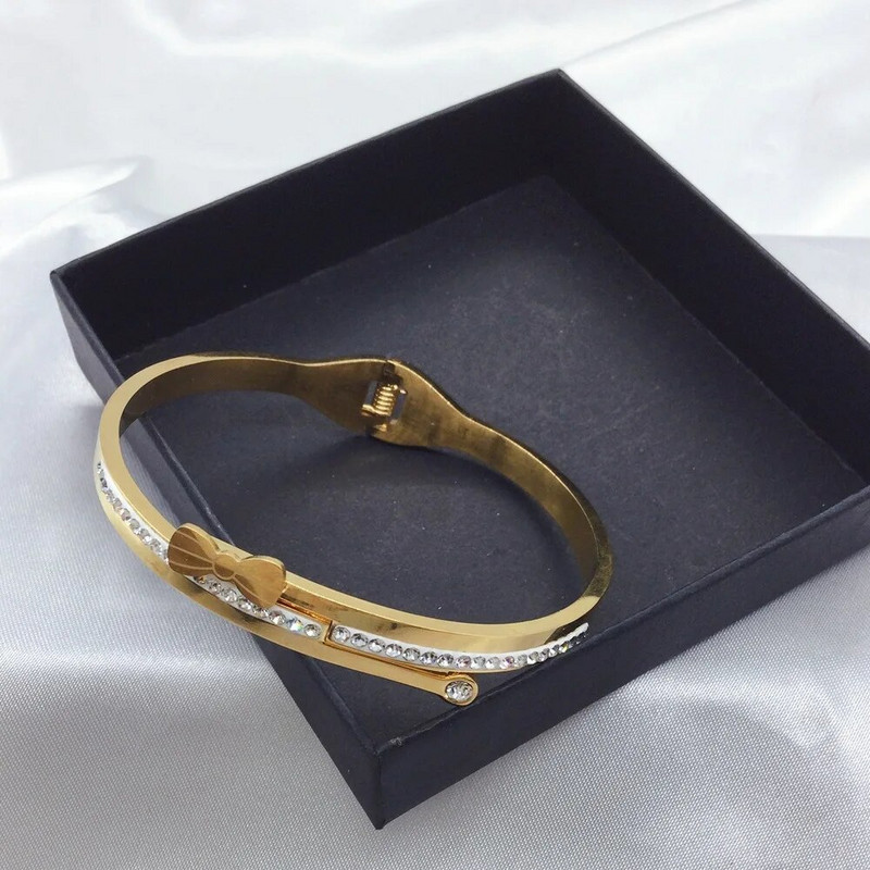 Titano plieno nauja mados lanko mazgo apyrankė, klasikinės paprastos nerūdijančio plieno apyrankės moterims