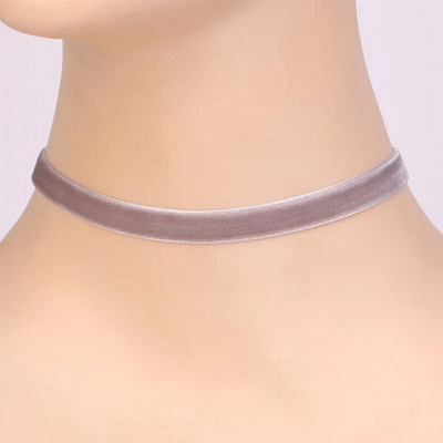 Vintage κοντό κολιέ Μαύρο κολιέ τσόκερ γιακά γυναικεία βελούδινη ζώνη Πολύχρωμη αλυσίδα τσόκερ με κλείδα