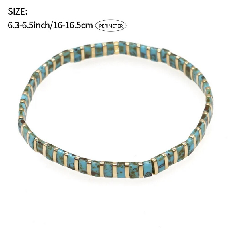 Daugiaspalvės Tila apyrankės Papuošalai Vintažiniai Tila karoliukai Rankų darbo apyrankės moterims Rudens Žiemos Dovanų Reguliuojami Pulsera Priedai