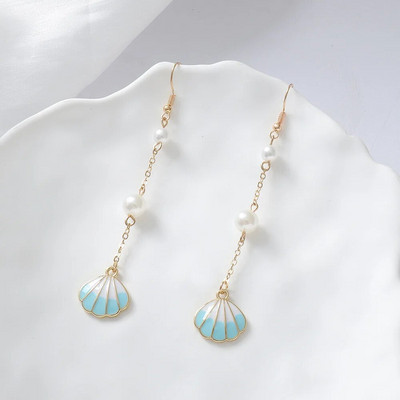 Summer Bohemia Ocean Elements Rokassprādze Starfish Coral Shell Charm Natural Seashells Auskari Shell Beach Rotaslietas sievietēm Dāvanas