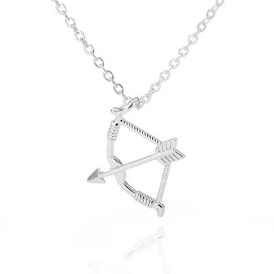 Íj és nyíl nyaklánc nőknek férfi rozsdamentes acél íjász lánc nyaklánc esküvői ékszer nyakörvek para mujer