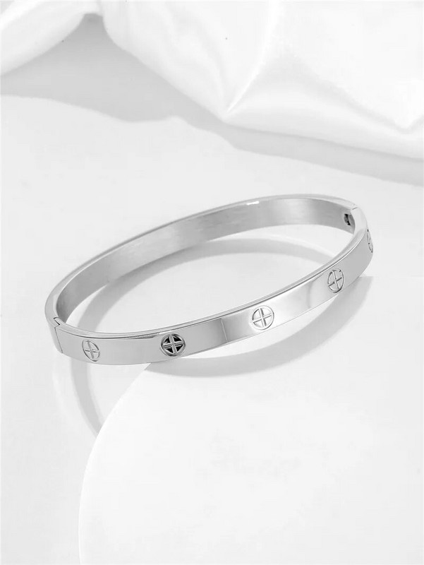 Nerūsējošā tērauda rokassprādze sievietēm Aproču rokassprādzes uz rokas Pāris Modes Rokassprādzes Apburoši Juvelierizstrādājumi Aksesuāri Bezmaksas piegāde