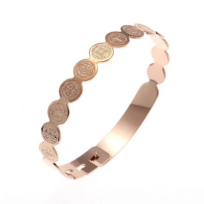 Modes radošs dizains nerūsējošā tērauda izliekti galda piederumi, dakša, piedurkne, rokassprādze vīriešiem, dāmām, personība, rotaslietas, dāvana