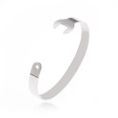 Modes radošs dizains nerūsējošā tērauda izliekti galda piederumi, dakša, piedurkne, rokassprādze vīriešiem, dāmām, personība, rotaslietas, dāvana