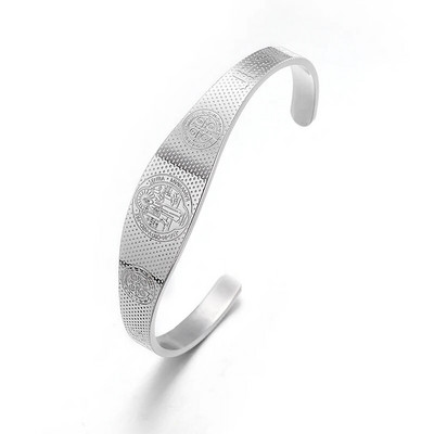 Modes radošs dizains nerūsējošā tērauda izliekti galda piederumi, dakša, piedurkne, rokassprādze vīriešiem, dāmām, personība, rotaslietas, dāvana