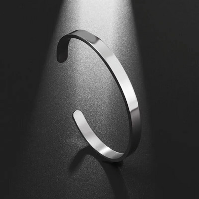 Modes radošs dizains nerūsējošā tērauda izliekti galda piederumi, dakša, piedurkne, rokassprādze vīriešiem, dāmām, personība, rotaslietas, dāvana