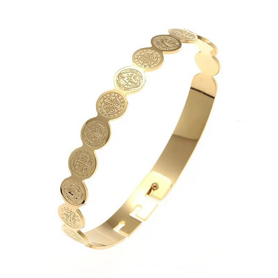 Modes radošs dizains nerūsējošā tērauda izliekti galda piederumi, dakša, piedurkne, rokassprādze vīriešiem, dāmām, personība, rotaslietas, dāvana