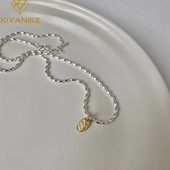 XIYANIKE 2022 New LOVE Vintage Χάντρες Ελιάς Χιώτικο Κολιέ για Γυναικεία Κορίτσια Clavicle Choker Σέξι κοσμήματα μόδας δώρο πάρτι κολιέ