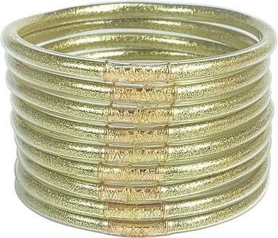 9 vnt., blizgantys blizgučiai, sukraunami želė vamzdeliai, plastikiniai apyrankių apyrankių rinkinys moterims, užpildytas silikonu, lengvas riešas, dovana mergaitėms