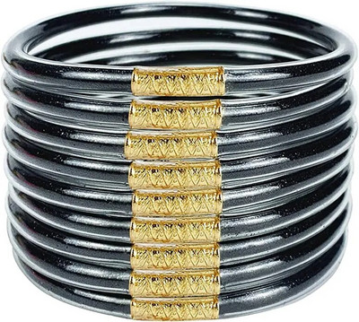 9 vnt., blizgantys blizgučiai, sukraunami želė vamzdeliai, plastikiniai apyrankių apyrankių rinkinys moterims, užpildytas silikonu, lengvas riešas, dovana mergaitėms