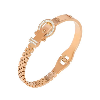 PAXA luksusa sieviešu nerūsējošā tērauda kristāla rokassprādze sievietēm Eleganta dizaina aproce rokassprādze Jauni rotaslietas kāzu ballīšu aksesuāri