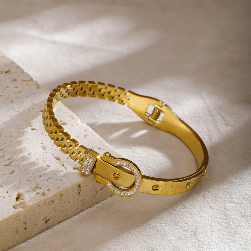 PAXA luksusa sieviešu nerūsējošā tērauda kristāla rokassprādze sievietēm Eleganta dizaina aproce rokassprādze Jauni rotaslietas kāzu ballīšu aksesuāri