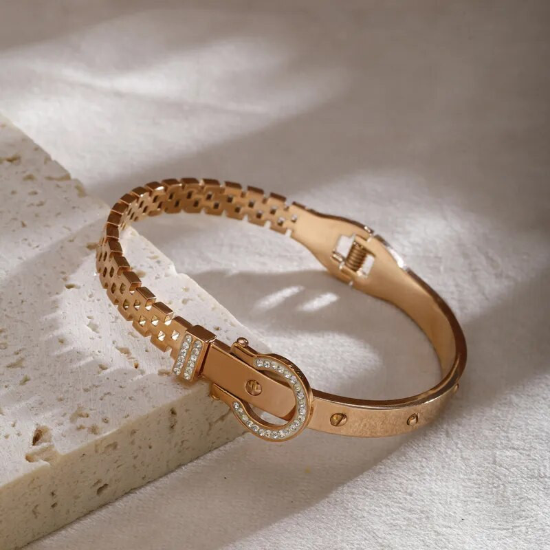 PAXA luksusa sieviešu nerūsējošā tērauda kristāla rokassprādze sievietēm Eleganta dizaina aproce rokassprādze Jauni rotaslietas kāzu ballīšu aksesuāri