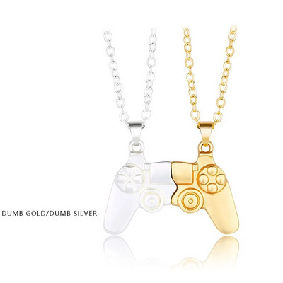 2 τεμάχια/σετ Friendship Couple Necklace Magnet Hip Hop Game Controller Couple BFF Best Friends ταιριάζουν κολιέ για αυτόν
