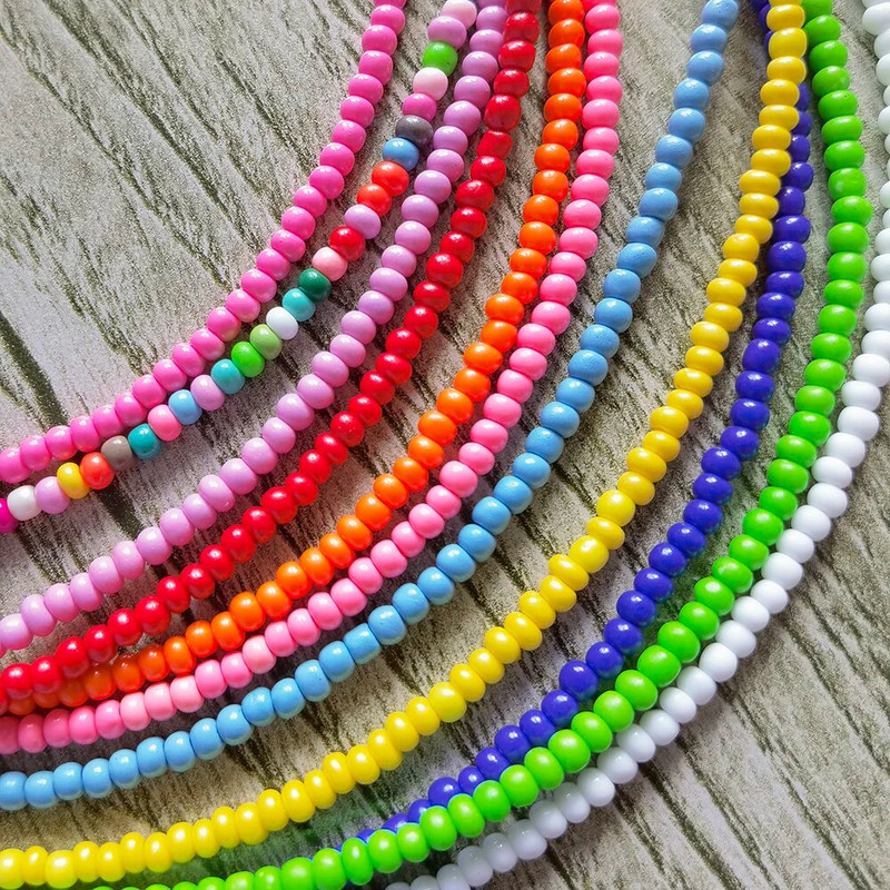 ZX Boho rankų darbo karoliukais papuoštos grandinėlės trumpi karoliai moterims spalvingi karoliukai Statement karoliai mergaičių papuošalų didmeninė prekyba