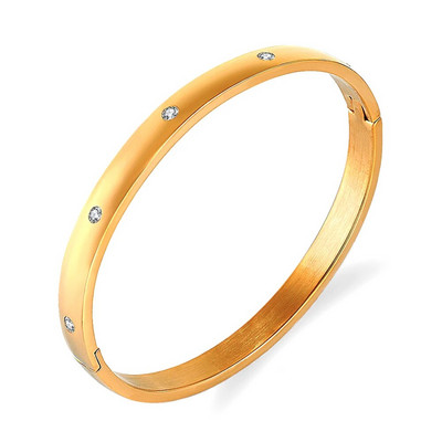 FYSARA luksusa zīmola kristāli mīlestības rokassprādzes kubiskā cirkonija aproces Pāris greznas rotaslietas nerūsējošā tērauda aproces sievietēm dāvana