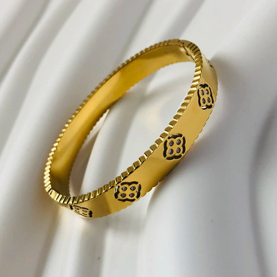 Rozsdamentes acél karkötők nőknek 2023 divatos karperecek arany szerelem kristály esküvői női luxus ékszer ajándékok