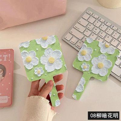 Ins Liquid Shape Square Mirror Mini Rokā turams galddatora kosmētikas kosmētikas spogulis ceļojumu metālisks pārnēsājams skaistumkopšanas spogulis rokassomiņai