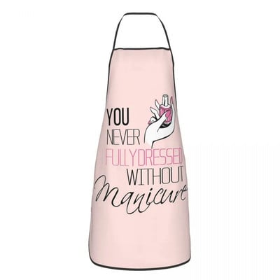 Unisex mados nagų lakas su antkrūtiniu prijuostė suaugusiems moterims vyrams virėjos staliukų virtuvės virtuvės nagų manikiūras Techninis dažymas