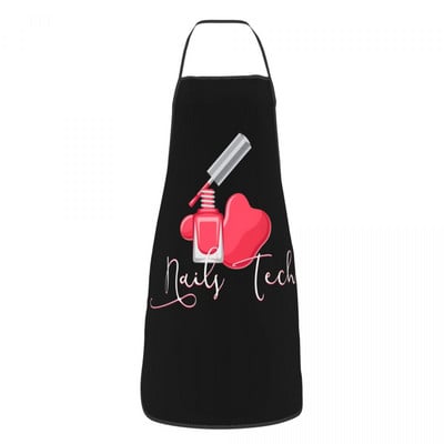 Unisex mados nagų lakas su antkrūtiniu prijuostė suaugusiems moterims vyrams virėjos staliukų virtuvės virtuvės nagų manikiūras Techninis dažymas