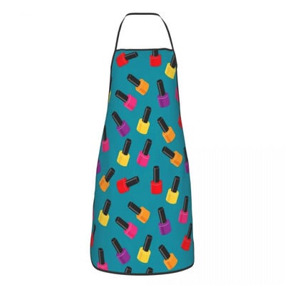 Unisex mados nagų lakas su antkrūtiniu prijuostė suaugusiems moterims vyrams virėjos staliukų virtuvės virtuvės nagų manikiūras Techninis dažymas