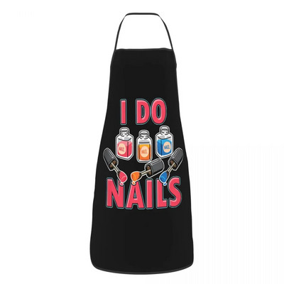 Unisex mados nagų lakas su antkrūtiniu prijuostė suaugusiems moterims vyrams virėjos staliukų virtuvės virtuvės nagų manikiūras Techninis dažymas