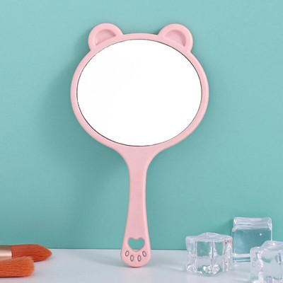 Rokas grima spogulis lūpu formas grima spogulis ar rokturi Rokas spogulis SPA salona kompaktie spoguļi Kosmētiskais spogulis sievietēm