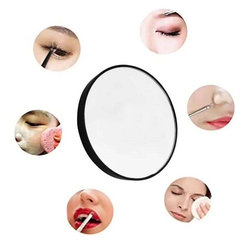 10X/20X/30X nagyító tükör, kerek sminktükör két tapadókoronggal Távolítsa el az aknés pórusokat Kozmetikai eszköz