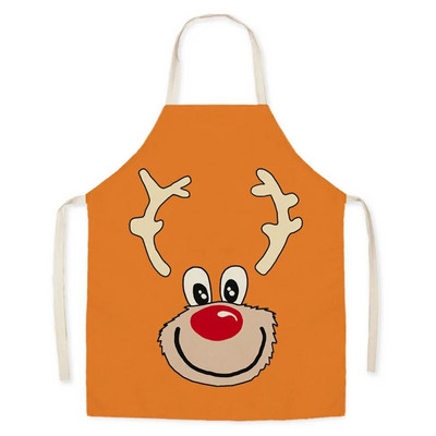 Γελοιογραφία Gingerbread Man Ποδιά Χριστουγεννιάτικη Διακόσμηση Ποδιά για Ενήλικες Κουζίνα Μαγειρική Αξεσουάρ Καθαρισμός Παιδικές Σαλιάρες