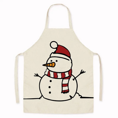 Γελοιογραφία Gingerbread Man Ποδιά Χριστουγεννιάτικη Διακόσμηση Ποδιά για Ενήλικες Κουζίνα Μαγειρική Αξεσουάρ Καθαρισμός Παιδικές Σαλιάρες