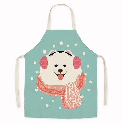 Γελοιογραφία Gingerbread Man Ποδιά Χριστουγεννιάτικη Διακόσμηση Ποδιά για Ενήλικες Κουζίνα Μαγειρική Αξεσουάρ Καθαρισμός Παιδικές Σαλιάρες