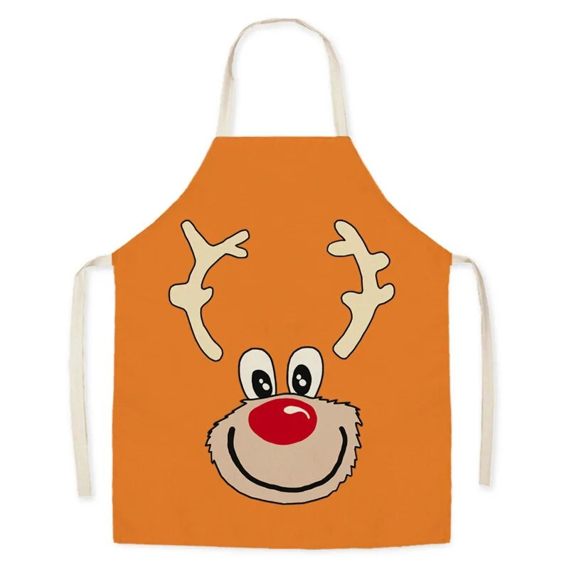 Γελοιογραφία Gingerbread Man Ποδιά Χριστουγεννιάτικη Διακόσμηση Ποδιά για Ενήλικες Κουζίνα Μαγειρική Αξεσουάρ Καθαρισμός Παιδικές Σαλιάρες