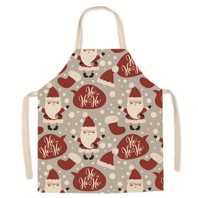 Kalėdų tėvas ir vaikas Virtuvė Maisto gaminimo prijuostė Be rankovių Važiavimas dviračiu Vaikai Namai Seilinukas ir alyvuota prijuostė