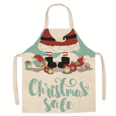 Kalėdų tėvas ir vaikas Virtuvė Maisto gaminimo prijuostė Be rankovių Važiavimas dviračiu Vaikai Namai Seilinukas ir alyvuota prijuostė