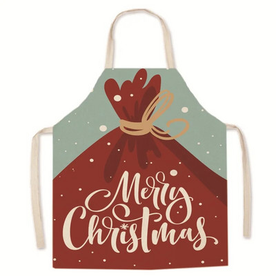 Kalėdų tėvas ir vaikas Virtuvė Maisto gaminimo prijuostė Be rankovių Važiavimas dviračiu Vaikai Namai Seilinukas ir alyvuota prijuostė