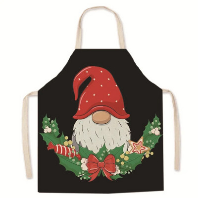 Kalėdų tėvas ir vaikas Virtuvė Maisto gaminimo prijuostė Be rankovių Važiavimas dviračiu Vaikai Namai Seilinukas ir alyvuota prijuostė