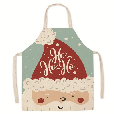 Kalėdų tėvas ir vaikas Virtuvė Maisto gaminimo prijuostė Be rankovių Važiavimas dviračiu Vaikai Namai Seilinukas ir alyvuota prijuostė