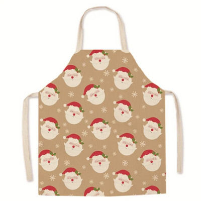 Kalėdų tėvas ir vaikas Virtuvė Maisto gaminimo prijuostė Be rankovių Važiavimas dviračiu Vaikai Namai Seilinukas ir alyvuota prijuostė