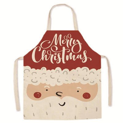 Kalėdų tėvas ir vaikas Virtuvė Maisto gaminimo prijuostė Be rankovių Važiavimas dviračiu Vaikai Namai Seilinukas ir alyvuota prijuostė