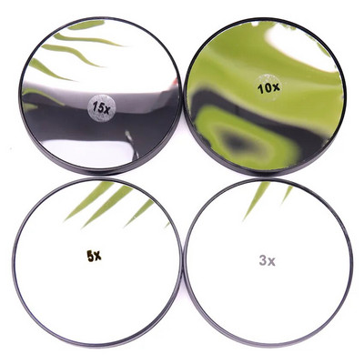 Καθρέφτης μακιγιάζ 5/10/15X Μεγεθυντικός καθρέφτης με δύο βεντούζες Εργαλεία καλλυντικών Στρογγυλός καθρέφτης μεγέθυνση